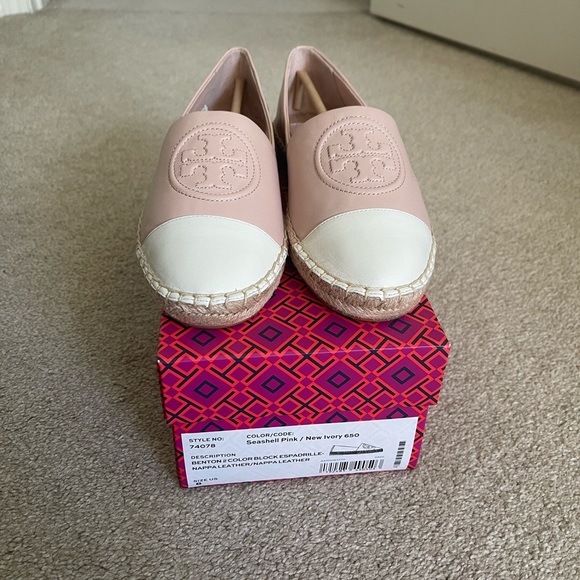 Tory Burch Benton 2 Color Block Espadrille - Picture 2 of 8